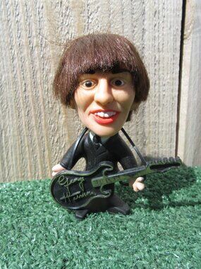 Remco NEMS 1965 The Beatles George Harrison w/ Guitar Doll Toy Vintage
